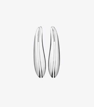 Boucles d&rsquo;oreilles allongées percées
