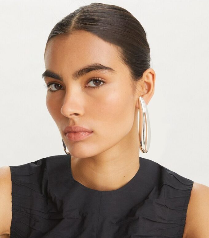 Boucles d’oreilles allongées percées Boucles d’oreilles allongées percées