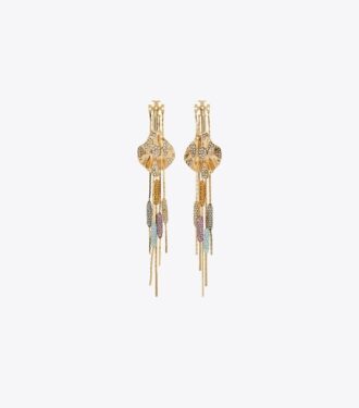 Boucles d&rsquo;oreilles avant-arrière ornées Runway