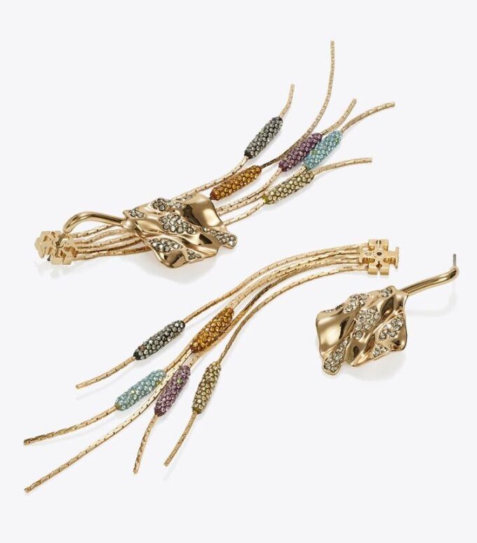 Boucles d’oreilles avant-arrière ornées Runway Boucles d’oreilles avant-arrière ornées Runway