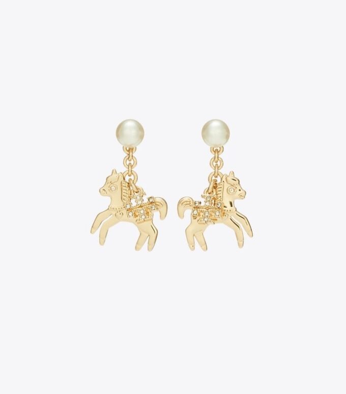 Boucles d’oreilles avec breloques Curiosity Horse Boucles d’oreilles avec breloques Curiosity Horse