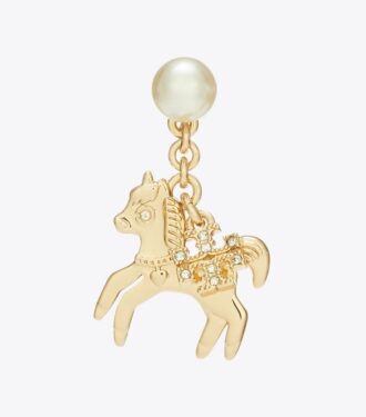 Boucles d&rsquo;oreilles avec breloques Curiosity Horse