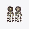 Boucles d&rsquo;oreilles chandelier en résine Curiosity