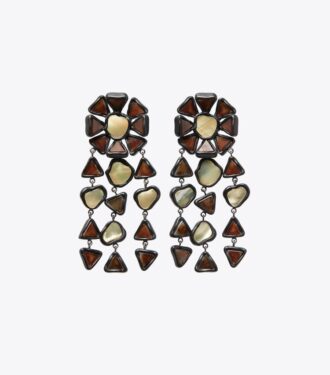 Boucles d&rsquo;oreilles chandelier en résine Curiosity