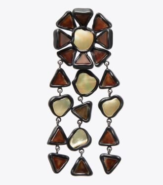Boucles d&rsquo;oreilles chandelier en résine Curiosity