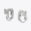 Boucles d’oreilles à clip Runway Pavé Serif T Boucles d’oreilles à clip Runway Pavé Serif T