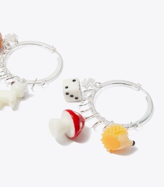 Boucles d&rsquo;oreilles créoles Curiosity Charm