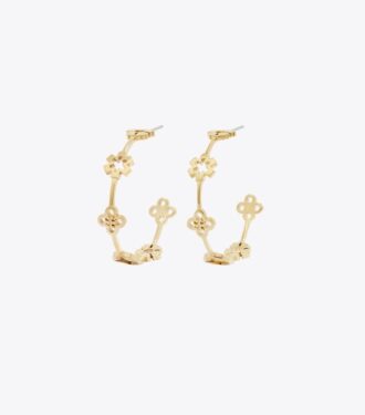 Boucles d&rsquo;oreilles créoles Forget Me Not