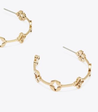 Boucles d&rsquo;oreilles créoles Forget Me Not