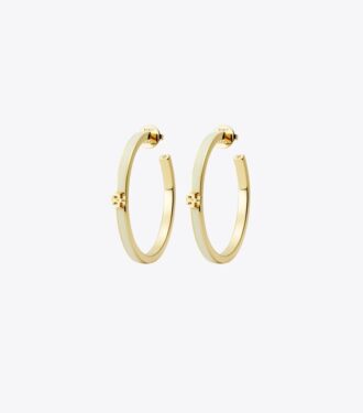 Boucles d&rsquo;oreilles créoles Icon en émail
