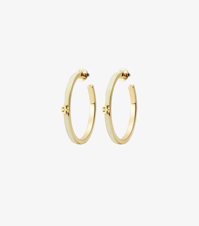 Boucles d&rsquo;oreilles créoles Icon en émail