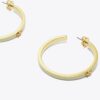 Boucles d&rsquo;oreilles créoles Icon en émail