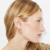 Boucles d&rsquo;oreilles créoles Icon Pavé