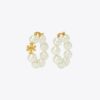 Boucles d’oreilles créoles Kira Pearl Boucles d’oreilles créoles Kira Pearl