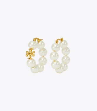 Boucles d&rsquo;oreilles créoles Kira Pearl