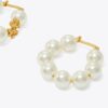 Boucles d’oreilles créoles Kira Pearl Boucles d’oreilles créoles Kira Pearl