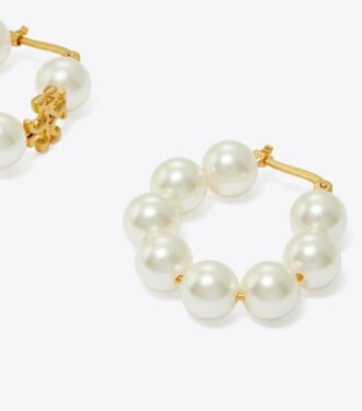 Boucles d&rsquo;oreilles créoles Kira Pearl