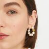 Boucles d’oreilles créoles Kira Pearl Boucles d’oreilles créoles Kira Pearl