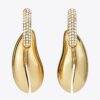 Boucles d’oreilles créoles pavées Boucles d’oreilles créoles pavées