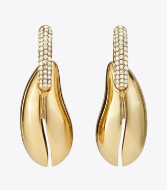 Boucles d&rsquo;oreilles créoles pavées