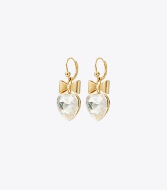 Boucles d&rsquo;oreilles Curiosity Heart And Bow