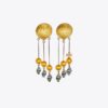 Boucles d’oreilles fantaisie en coquillage Boucles d’oreilles fantaisie en coquillage