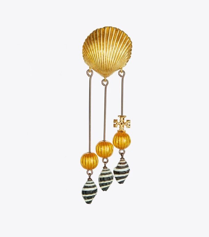 Boucles d’oreilles fantaisie en coquillage Boucles d’oreilles fantaisie en coquillage
