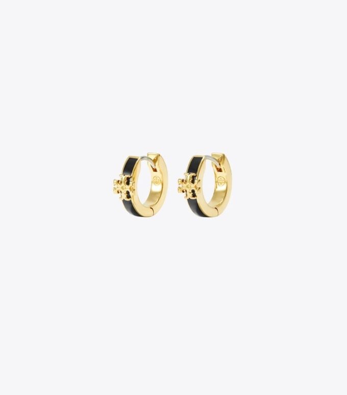 Boucles d&rsquo;oreilles Huggie Icon en émail