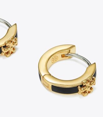 Boucles d&rsquo;oreilles Huggie Icon en émail
