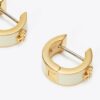 Boucles d&rsquo;oreilles Huggie Icon en émail