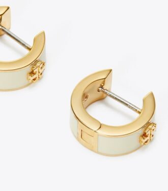 Boucles d&rsquo;oreilles Huggie Icon en émail