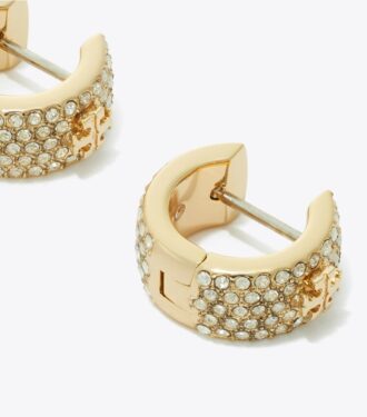 Boucles d&rsquo;oreilles Huggie Icon Pavé