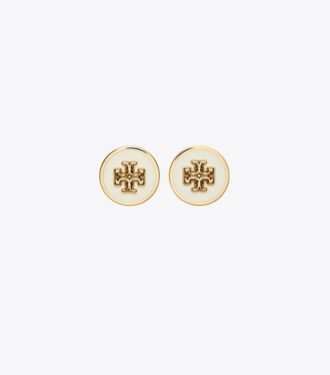 Boucles d&rsquo;oreilles Icon en émail avec cercle