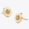 Boucles d&rsquo;oreilles Icon en émail avec cercle