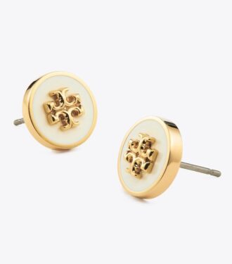 Boucles d&rsquo;oreilles Icon en émail avec cercle