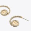 Boucles d&rsquo;oreilles Icon Pavé Loop