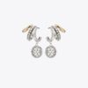 Boucles d&rsquo;oreilles Icon Pavé Triple Hoop