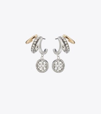 Boucles d&rsquo;oreilles Icon Pavé Triple Hoop