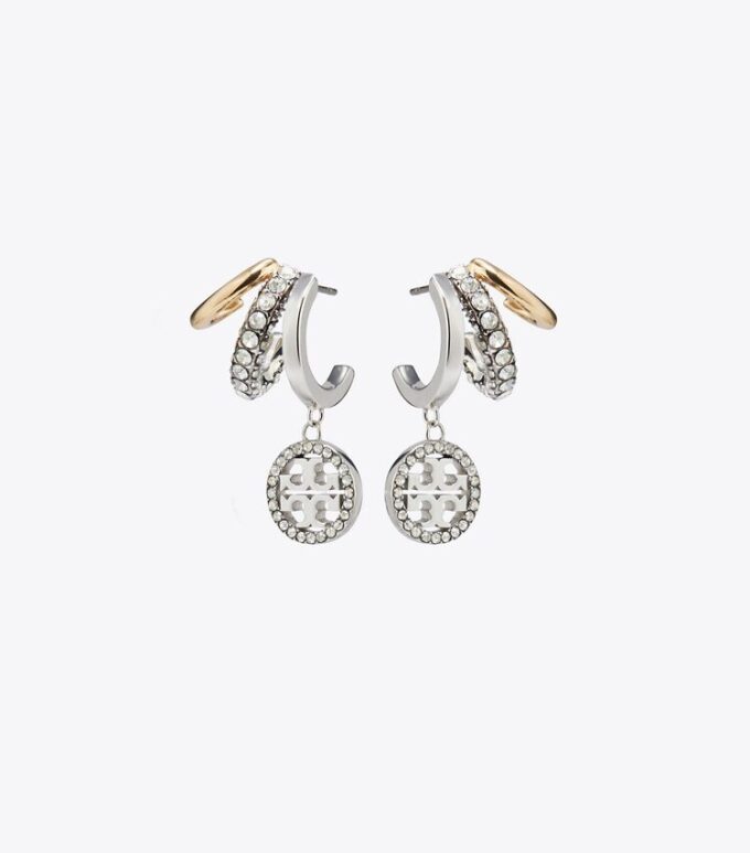 Boucles d&rsquo;oreilles Icon Pavé Triple Hoop