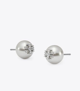 Boucles d&rsquo;oreilles Moondance Pearl And Pavé
