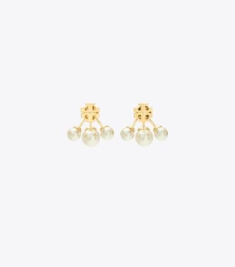 Boucles d&rsquo;oreilles Moondance Pearl Front-Back