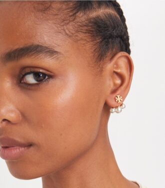 Boucles d&rsquo;oreilles Moondance Pearl Front-Back