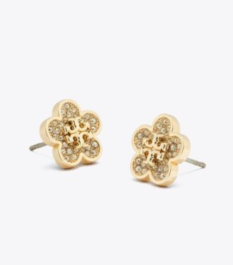 Boucles d&rsquo;oreilles pavées « Forget Me Not »