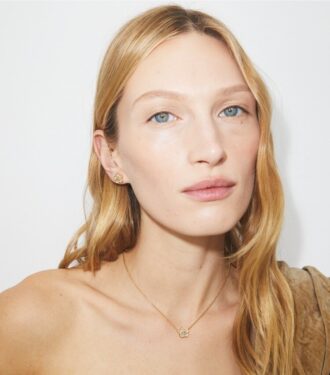 Collier pendentif pavé Forget Me Not