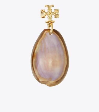 Boucles d&rsquo;oreilles pendantes en coquillage