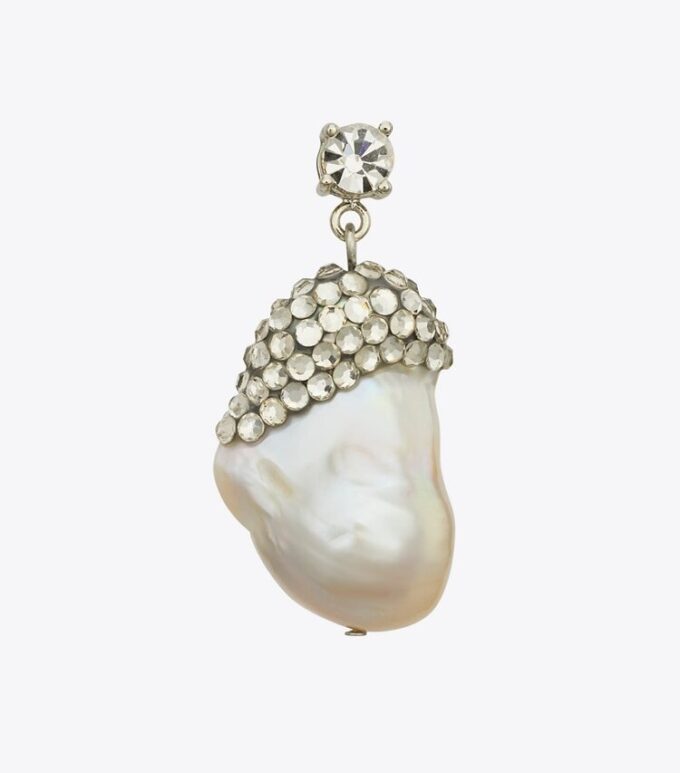 Boucles d’oreilles pendantes Moondance en cristal et perles Boucles d’oreilles pendantes Moondance en cristal et perles