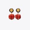 Boucles d’oreilles pendantes peintes Boucles d’oreilles pendantes peintes