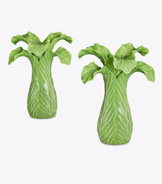 Bougeoir Lettuce Ware, lot de 2