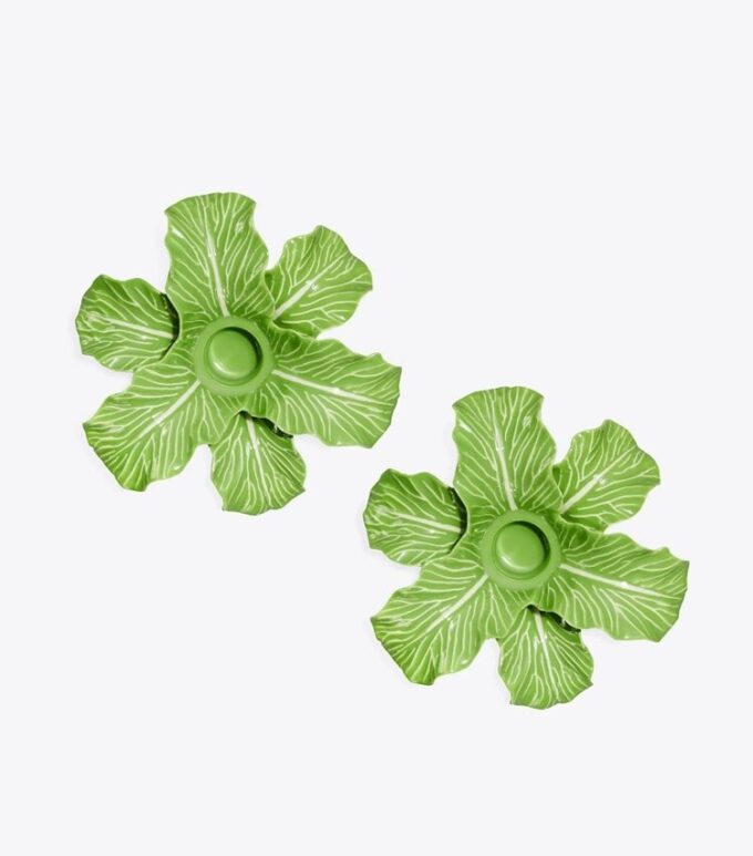 Bougeoir Lettuce Ware, lot de 2 Bougeoir Lettuce Ware, lot de 2