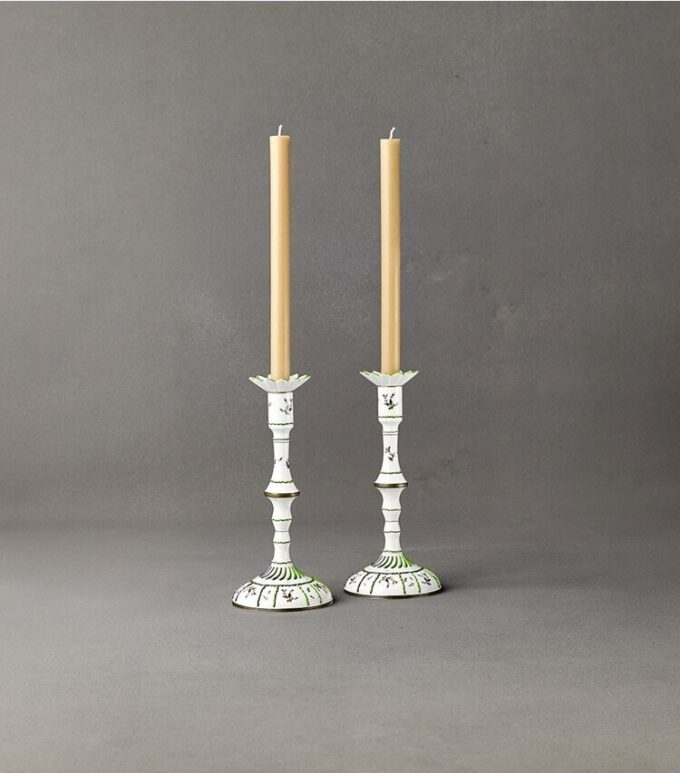 Bougeoirs Jolie Fleur, lot de 2 Bougeoirs Jolie Fleur, lot de 2